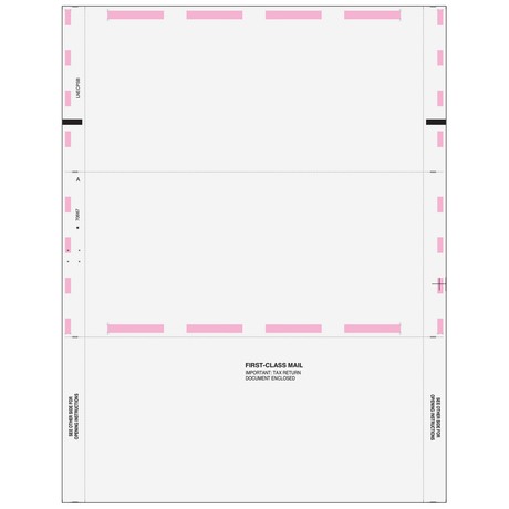 NEC Blank Pressure Seal Z-Fold Form