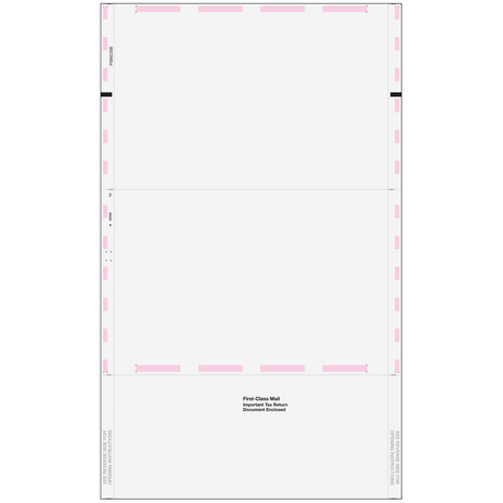 Blank Pressure Seal 1095-C EZ-Fold Form (with Instructions)