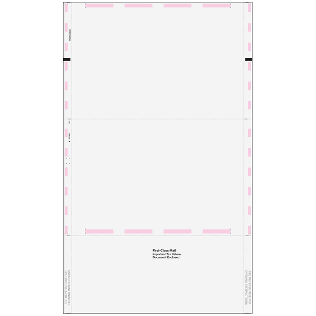 Blank Pressure Seal 1095-C EZ-Fold Form (with Instructions)