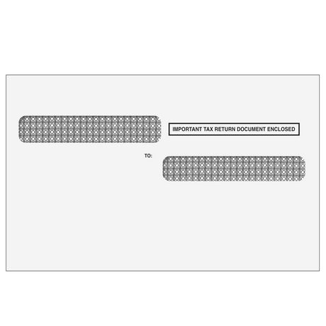 1099-R Envelope - 4up Quadrant (for Inserting Equipment) -500 Qty