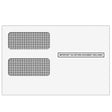 2up 1099 Double Window Envelope (Self Seal)
