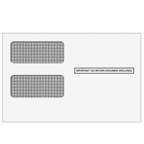 2up 1099 Double Window Envelope (Self Seal)