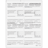 W2 4up Quadrant Employee Copies C/B/2/2