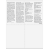 W2 4up Quadrant Employee Copies C/B/2/2