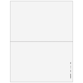 2up Blank W-2 & 1099 Form (without Instructions)